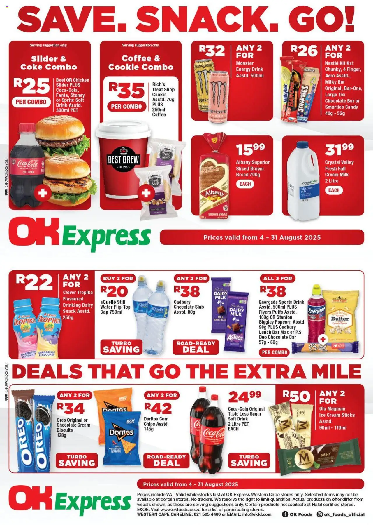 OK Foods Western Cape - OK Express from 04/08 - 31/08/2025 > Promotions