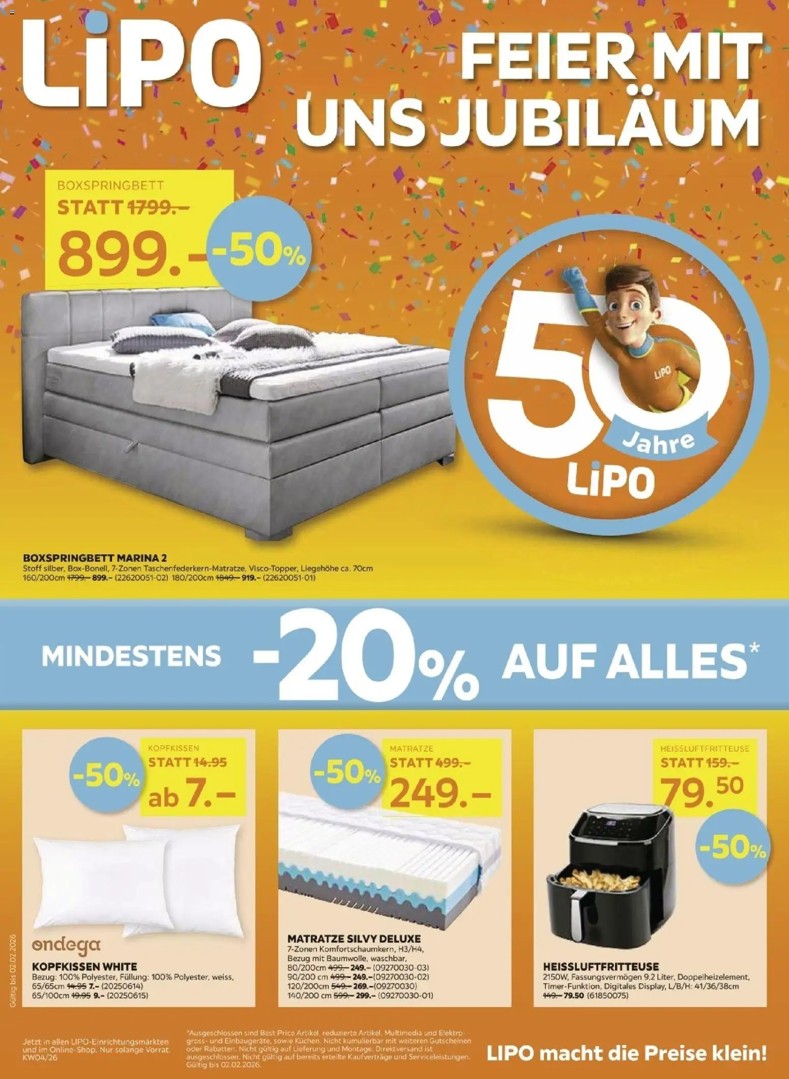 Vorschau des Merkblatts Aktionen vom Shop Lipo gültig von 20.01.2026 bis 02.02.2026