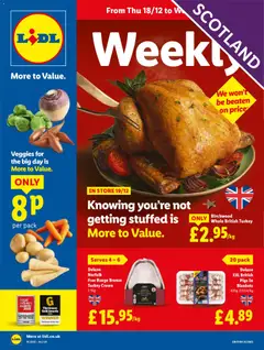 Preview of Lidl Lidl Weekly Scotland valid from 18/12/2025