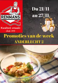 Voorbeeld van Folder / Publicité van winkel Renmans geldig vanaf 21/11/2025