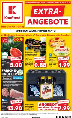 Voorbeeld van DE Folder Rostock van winkel Kaufland DE geldig vanaf 21-08-2025