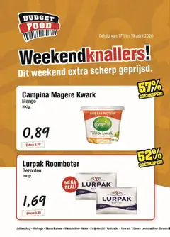 Voorbeeld van Budget Food folder van winkel Budget Food geldig vanaf 17-04-2026