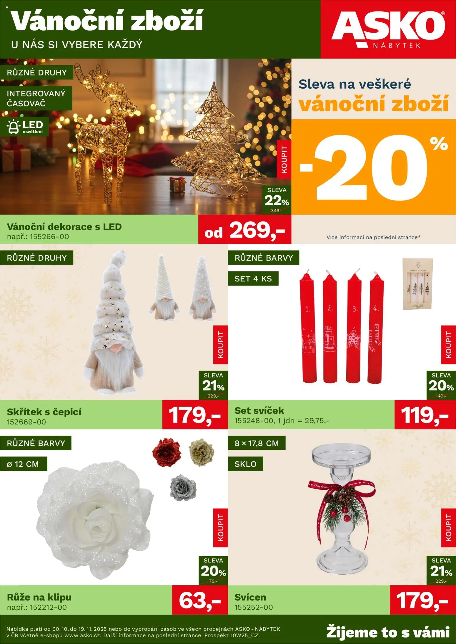 Náhled nabídky: ASKO nábytek Leták - Vánoce platný od 30.10.2025