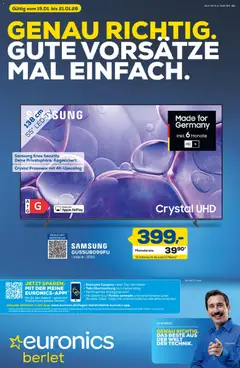 Vorschau von dem Prospekt des Geschäftes Euronics, gültig ab dem 15.01.2026
