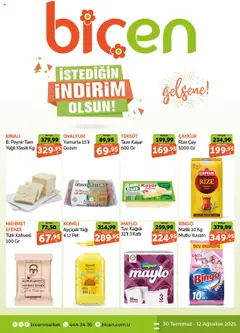 Biçen Market Katalog 30.07.2025 - Broşürünün önizlemesi