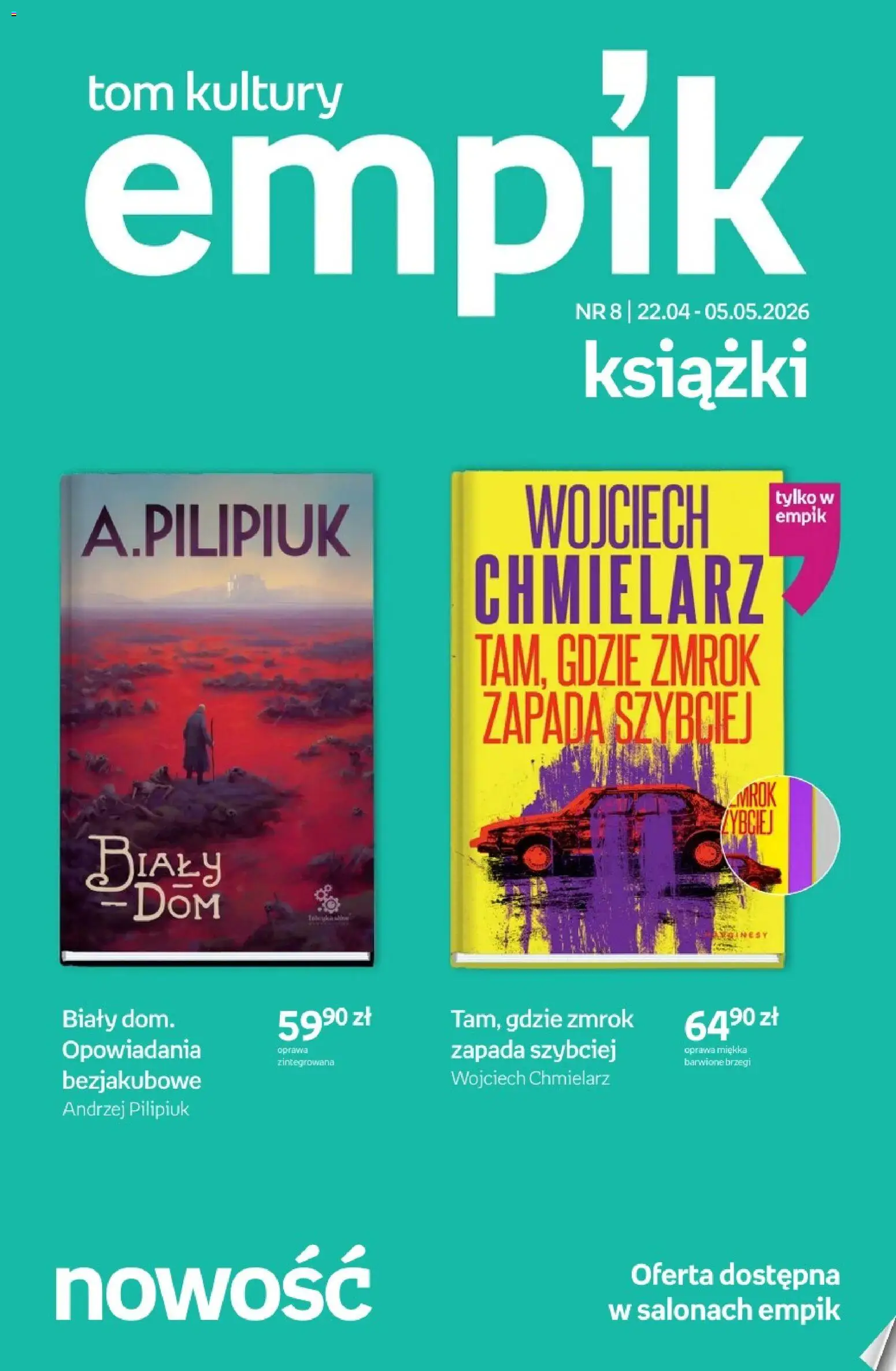 Pogląd gazetki "Empik promocje - Tom kultury Książki" ze sklepu Empik ważnej od 22.04.2026