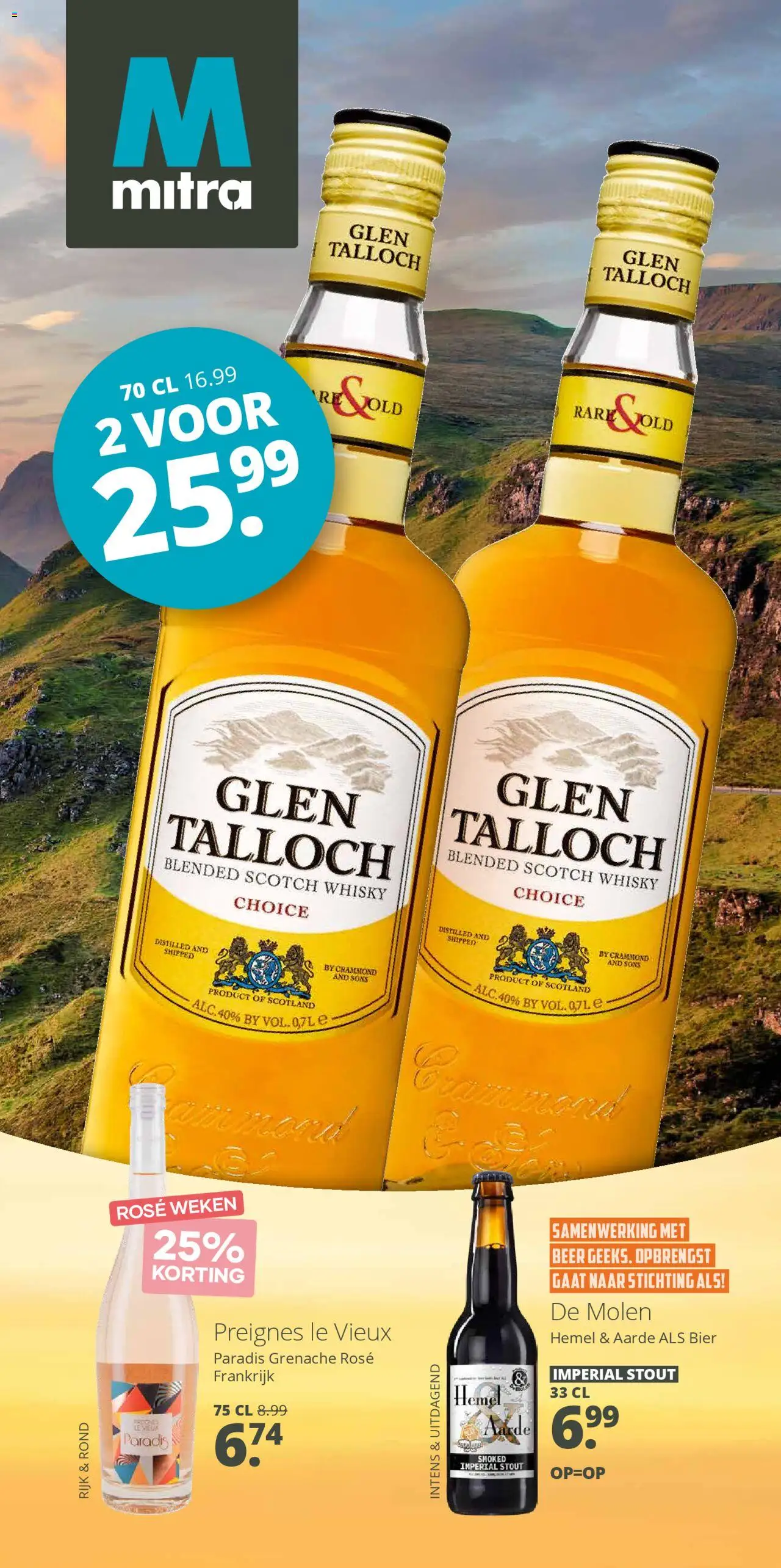 Mitra shop Folder geldig vanaf 25-08-2025 - Paginanummer 1 - Bier, Whisky