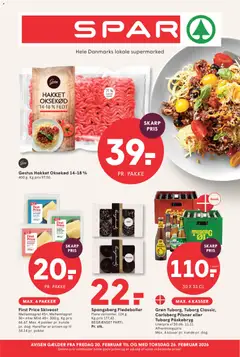Eksempel på tilbudsavis Tilbudsavis fra butik Spar gyldig fra 20/02/2026