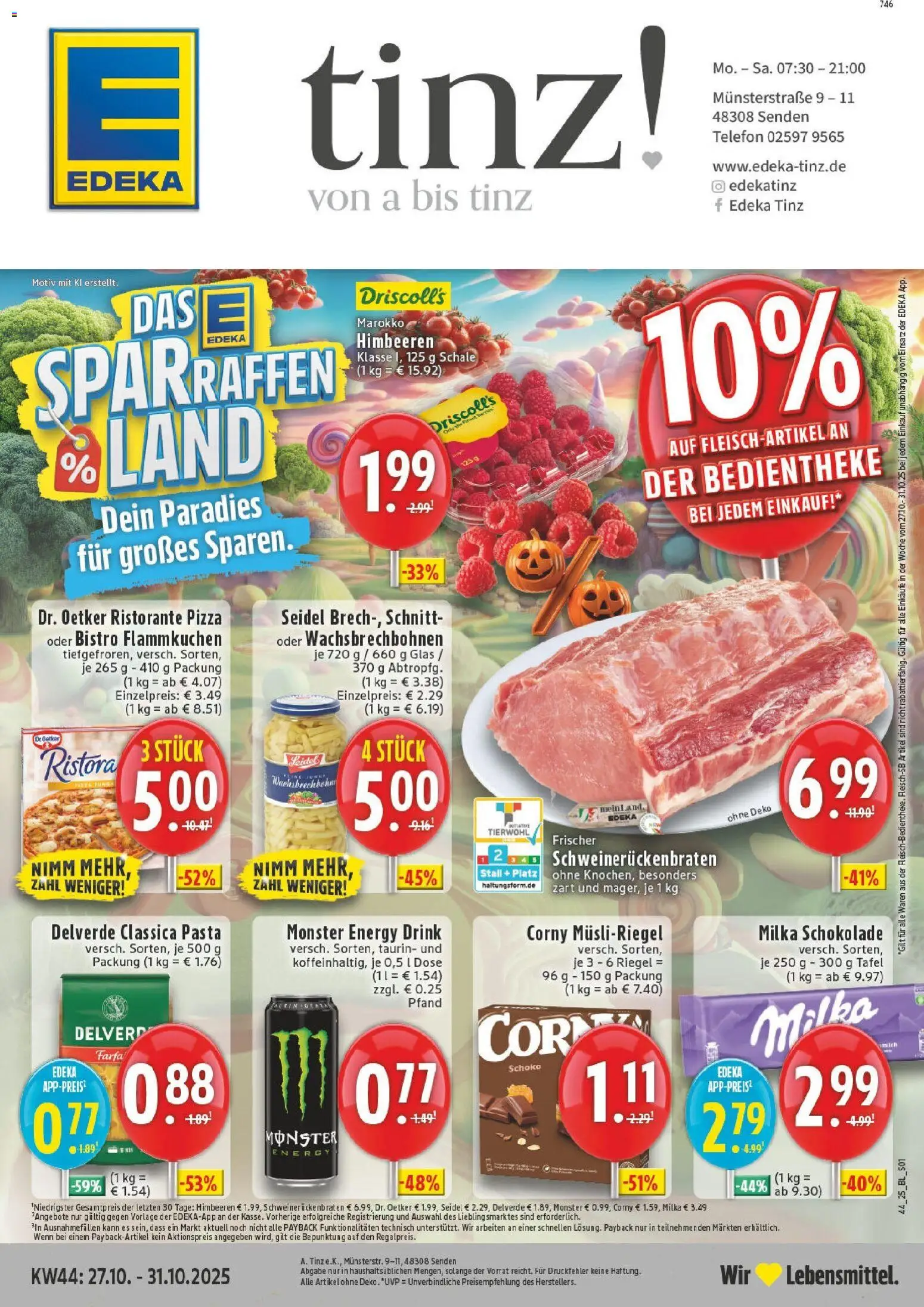 Vorschau von dem Prospekt des Geschäftes Edeka, gültig ab dem 26.10.2025