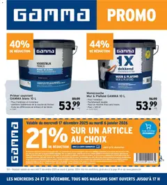 Voorbeeld van Brochure van winkel GAMMA geldig vanaf 17/12/2025