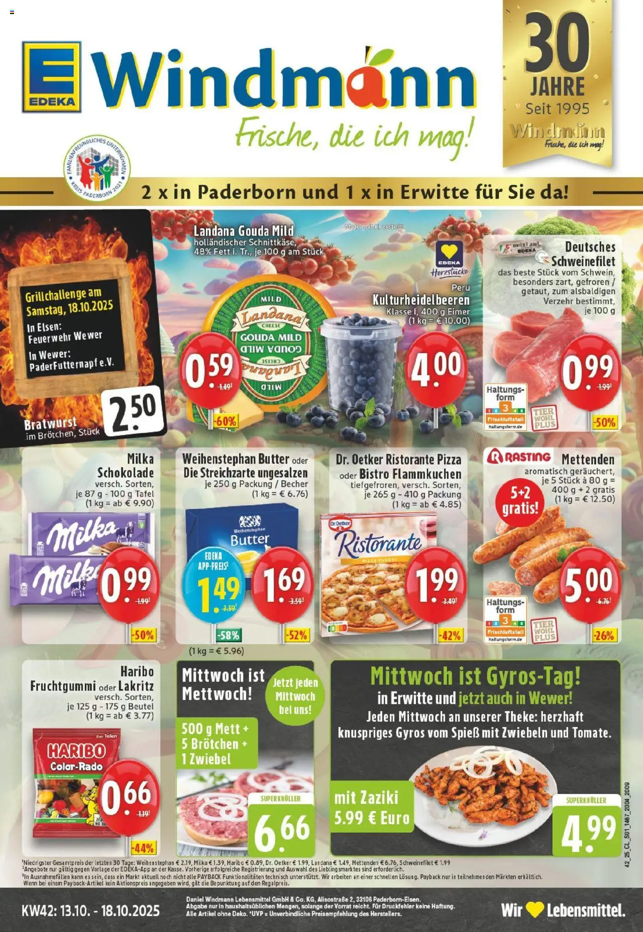 EDEKA Prospekt ab 13.10.2025 - Prospekt Paderborn-Elsen Online