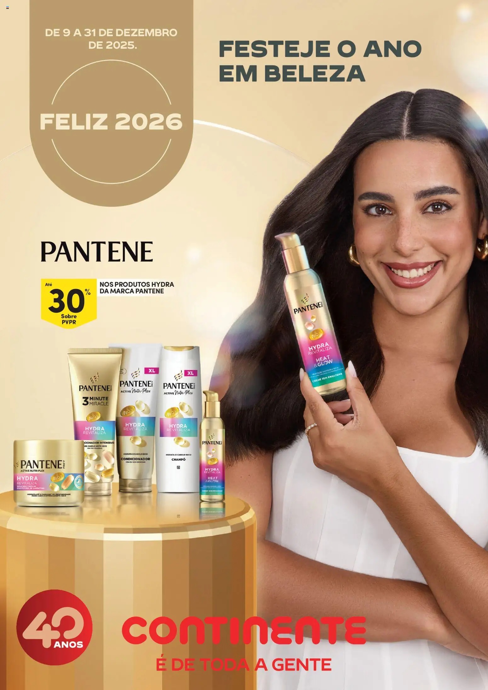Pré-visualização do folheto da loja Continente válida a partir de 09/12/2025 - Shampoo, Creme, Condicionador, Champô, Máscara capilar