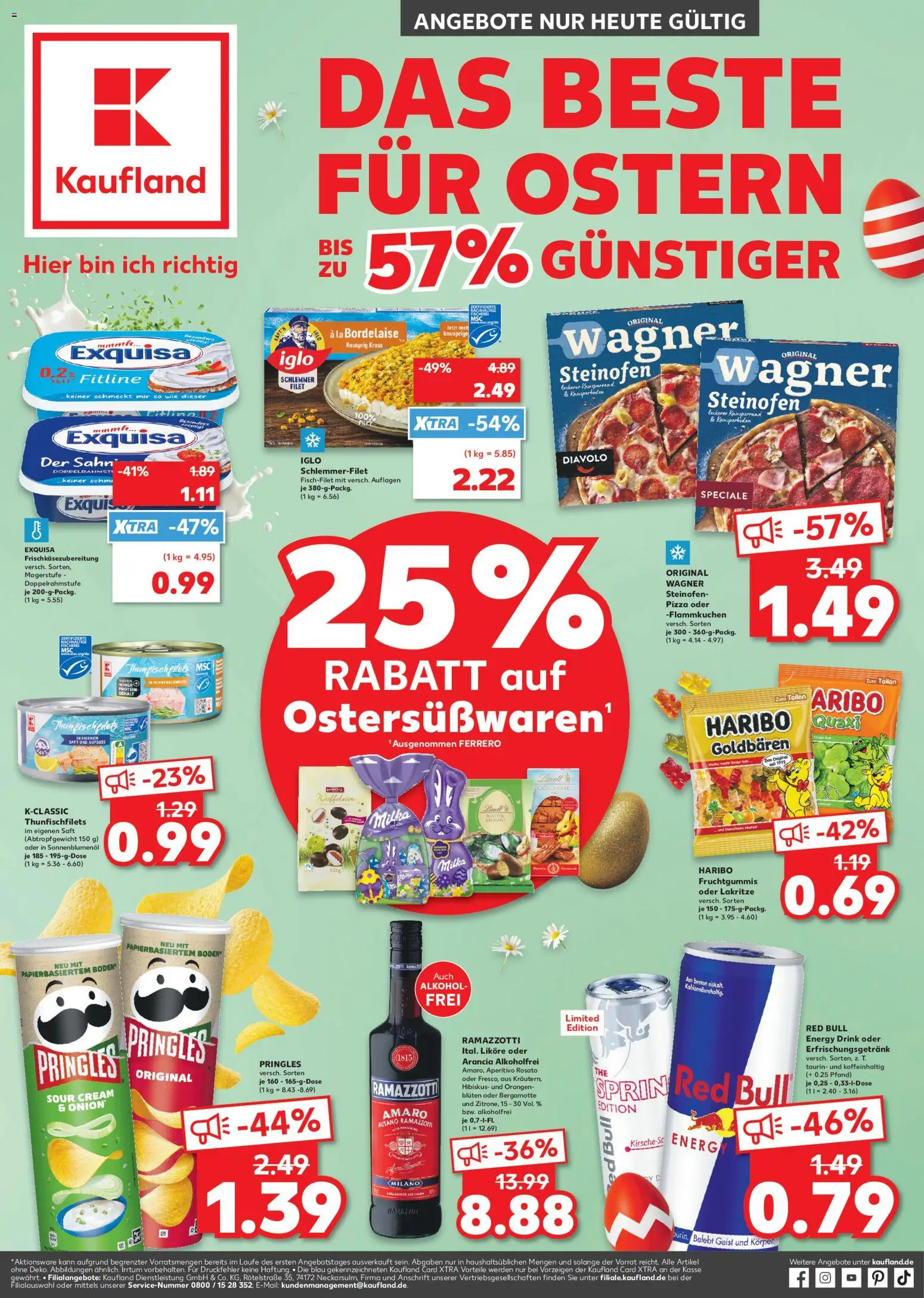 Voorbeeld van Rabatt auf Ostersüßwaren - Köln van winkel Kaufland DE geldig vanaf 28-03-2026