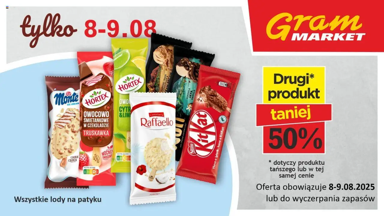 Gram Market Niesłychanie Niskie Ceny od 08.08.2025 - Nowa Gazetka - Numer strony 1