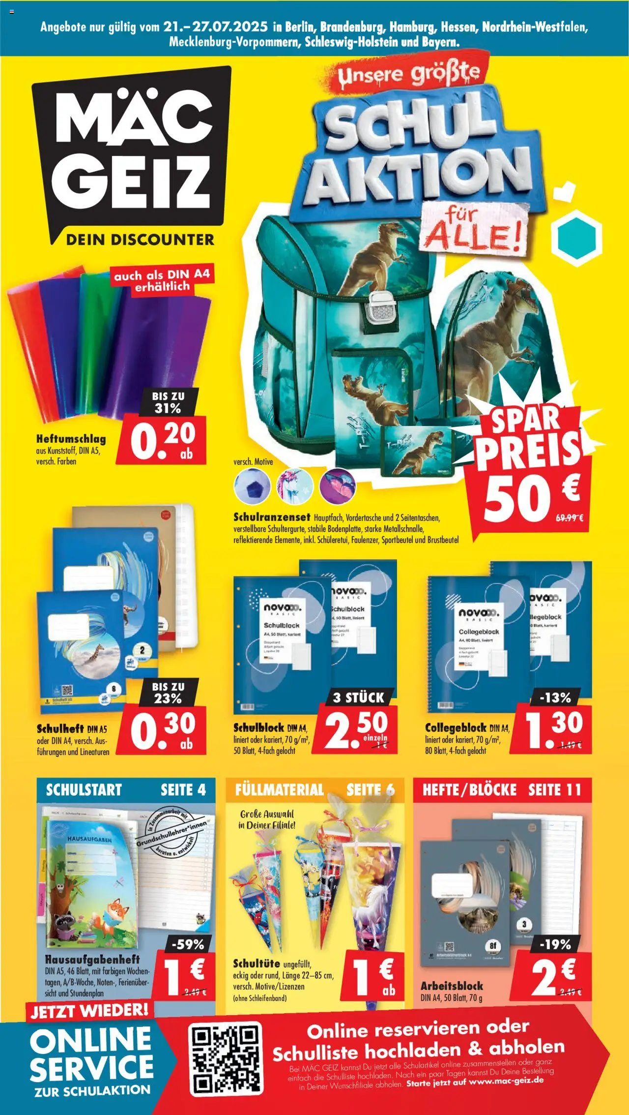 Mäc Geiz Prospekt (vom 21.07.2025 - 27.07.2025)