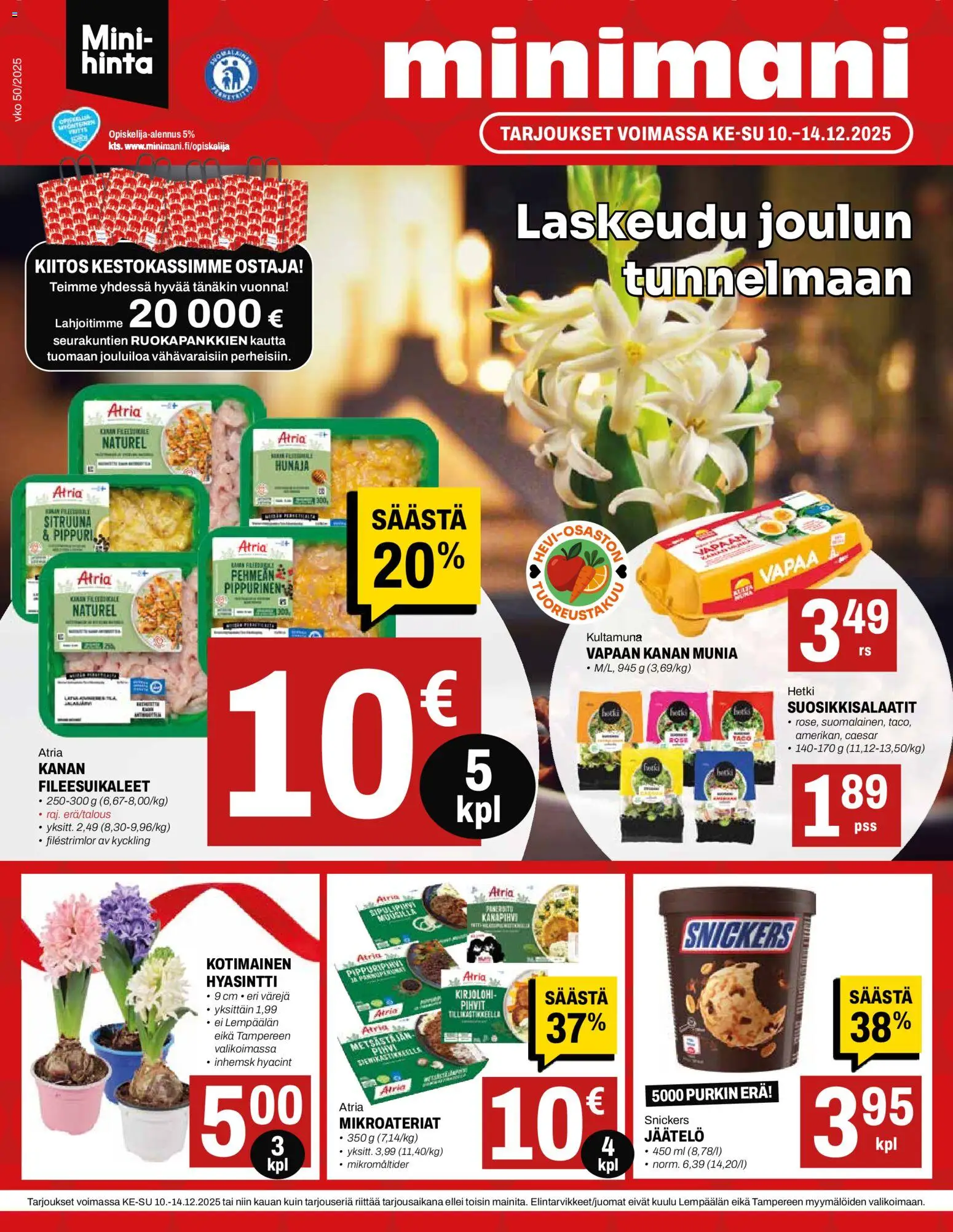 Kaupan Minimani Tarjoukset esikatselu, voimassa 10/12/2025
