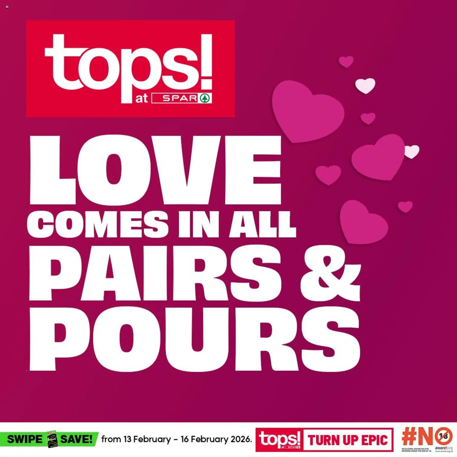 Preview of Tops at Spar flyer valid from 13/02/2026