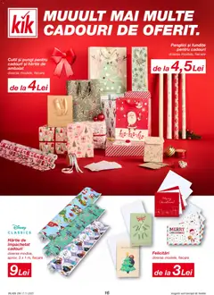 Previzualizarea de cataloage: Kik Black Friday valabil de la 17.11.2025 | Pagina: 16