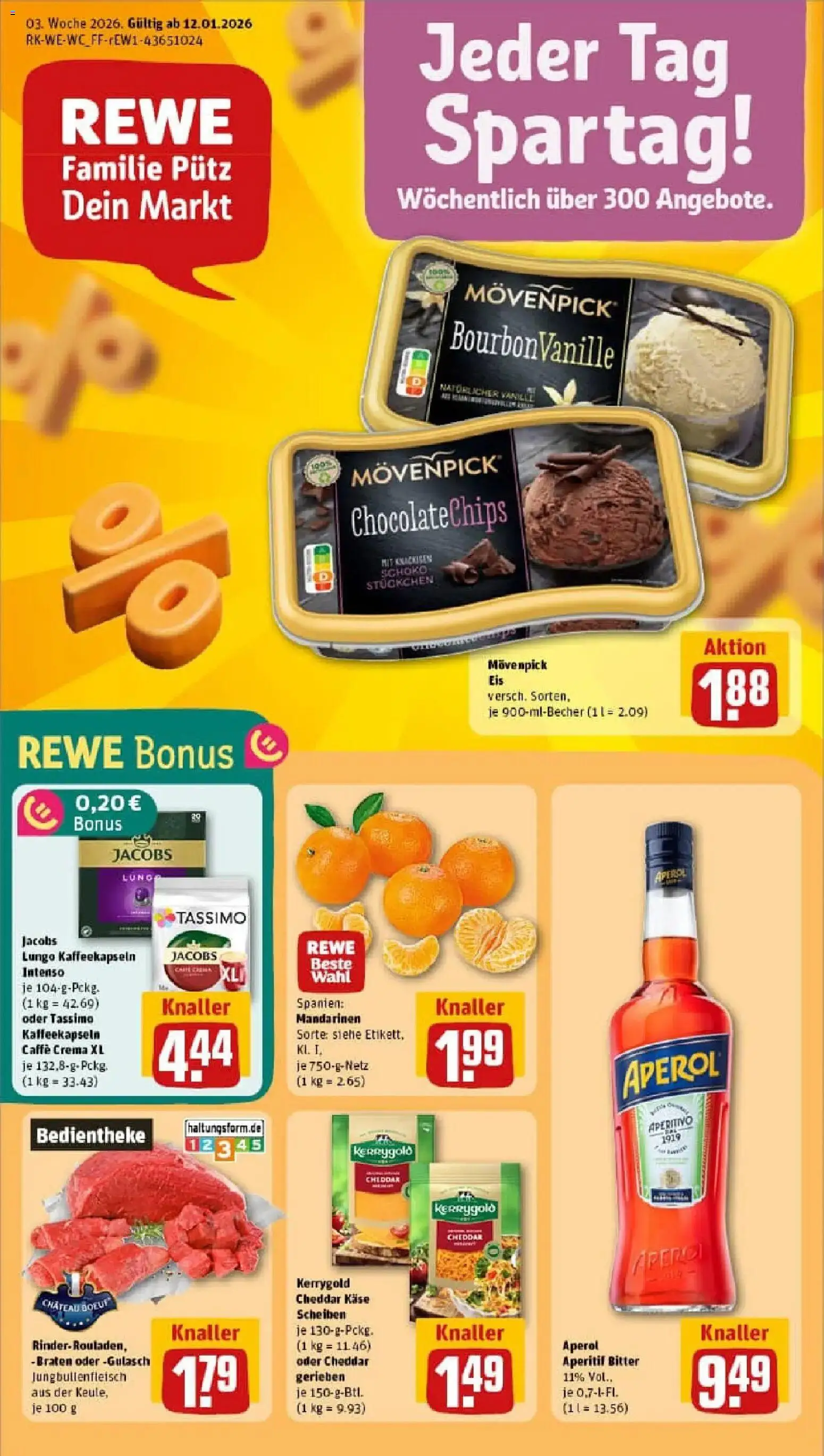 Vorschau von dem Prospekt des Geschäftes Rewe, gültig ab dem 11.01.2026