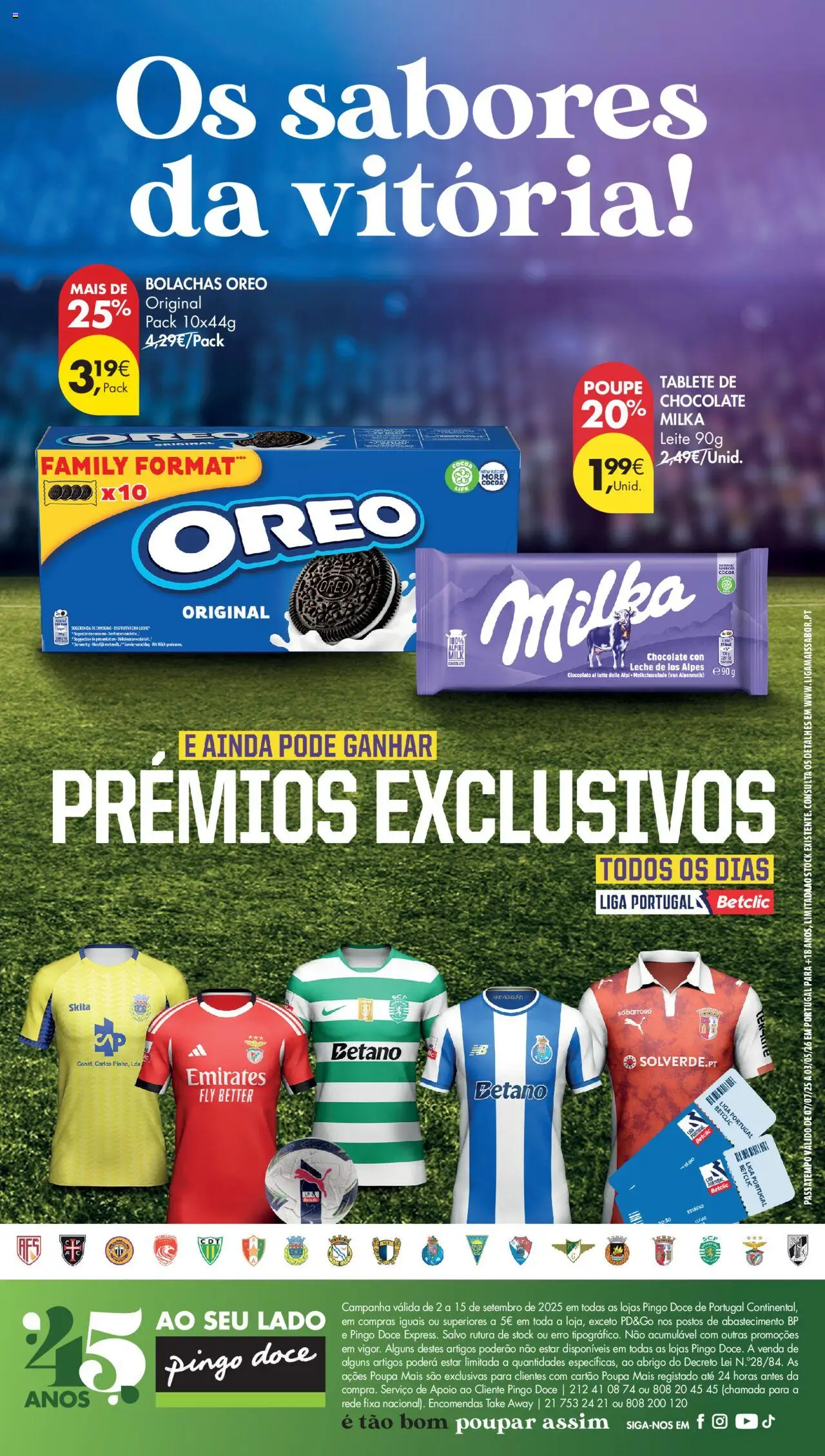 Pingo Doce Folheto de 02/09/2025 - catálogo esta semana - página 1 - Chocolate, Bolachas, Oreo, Leite