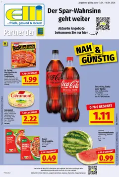 Vorschau von dem Prospekt des Geschäftes Elli Markt, gültig ab dem 13.04.2026