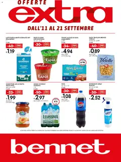Anteprima dell'opuscolo Volantino Extra dal negozio bennet valido da 11/09/2025