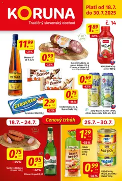 Náhľad Koruna letáku platného od 18.07.2025