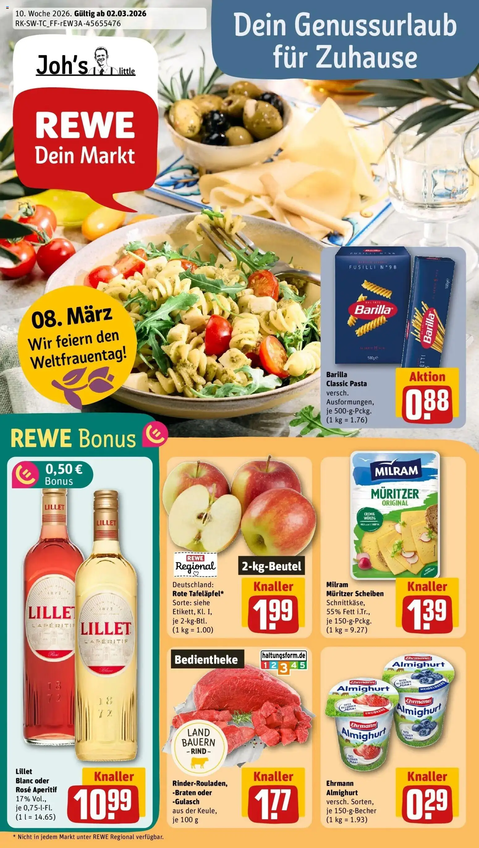 Vorschau von dem Prospekt des Geschäftes Rewe, gültig ab dem 02.03.2026