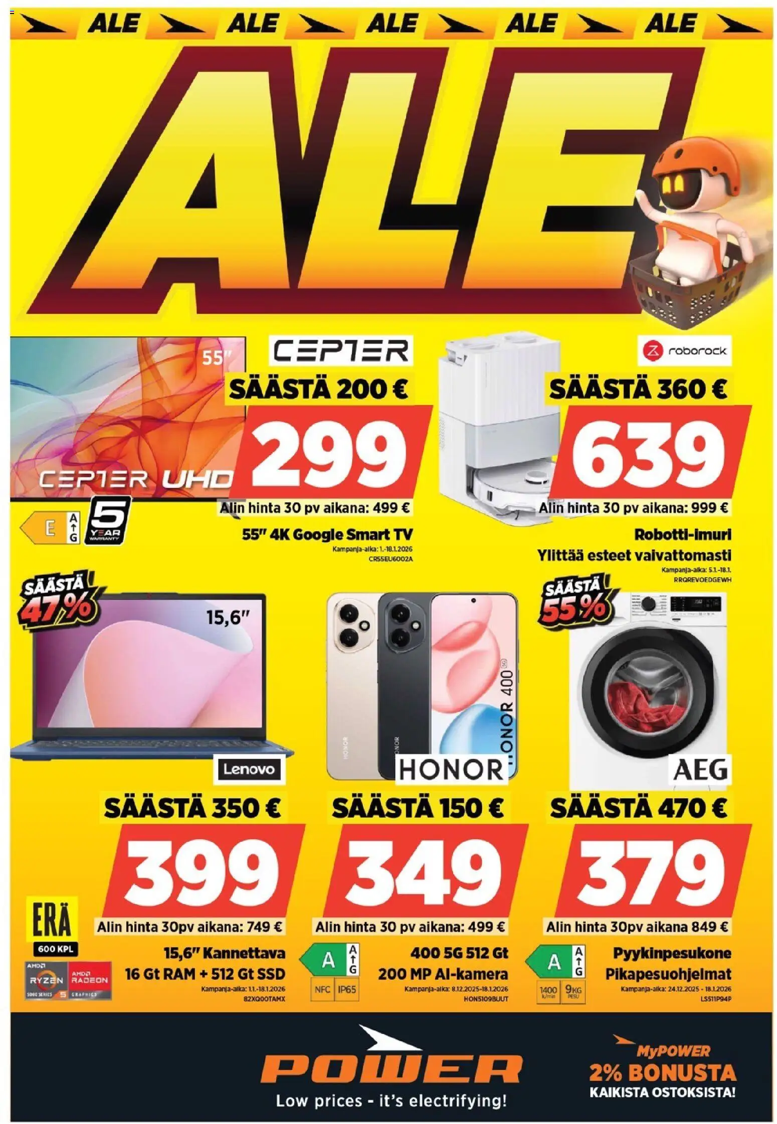 Kaupan Power POWER HINTAAN Viikon mainoslehti esikatselu, voimassa 01/11/2026