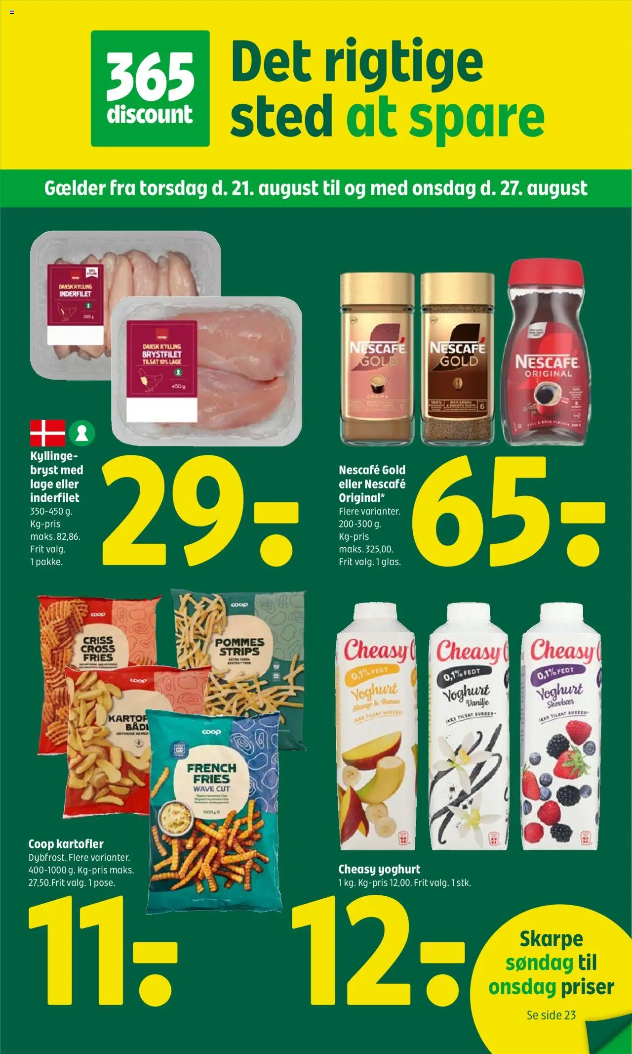 Coop 365 tilbudsavis gyldig fra 21/08/2025 - side 1