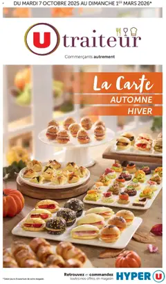 Prévisualisation de La carte Automne Hiver du magasin Hyper U formulaire valide 07/10/2025