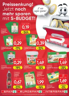 Vorschau der Angebote: Spar Salzburg S-BUDGET gültig ab 06.11.2025