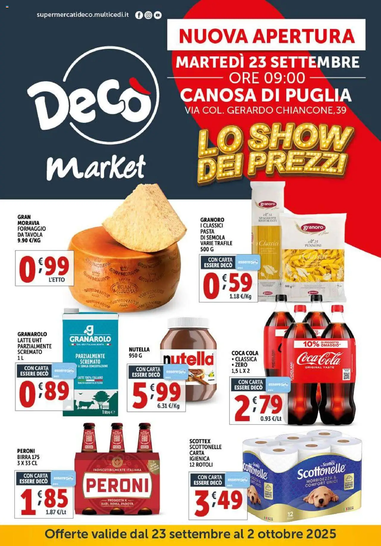 Volantino Decò valido da 23/09/2025 numero di pagina 1