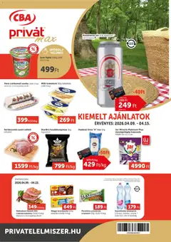 PRIVÁT - PRIVÁT Aktuális szórólap MAX megtekintése, amely érvényes 2026.04.09.-től