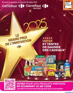 Prévisualisation de Le grand prix de l'innovation 2025 du magasin Carrefour Market formulaire valide 30/09/2025