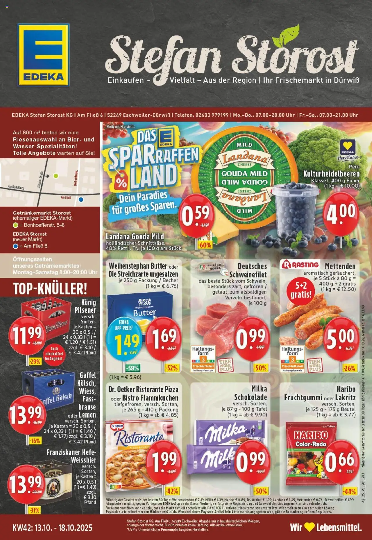 EDEKA Prospekt ab 13.10.2025 - Prospekt Eschweiler-Dürwiß Online