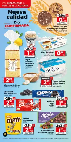Vista previa del folleto de la tienda Dia válido desde el 22/10/2025 | Página: 8