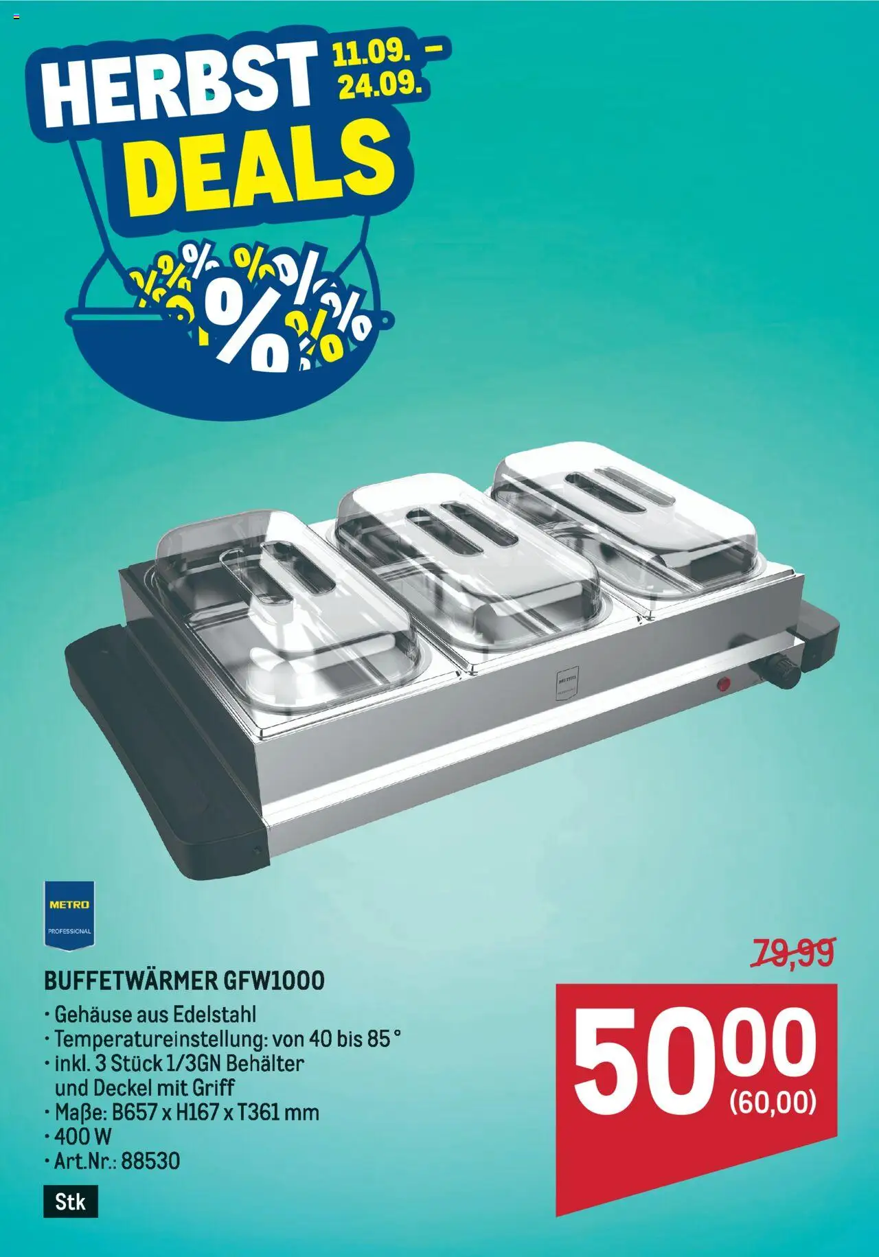  Metro Herbst Deals ab (11.09.2025 - 24.09.2025) - Seite 1