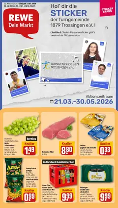 Vorschau von dem Prospekt des Geschäftes Rewe, gültig ab dem 23.03.2026