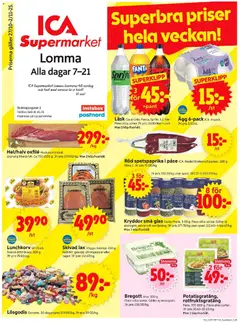 Förhandsgranska reklamblad Lomma från butik ICA Supermarket gäller från 27/10/2025