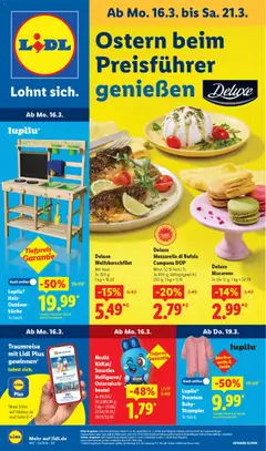 Vorschau von dem Prospekt des Geschäftes Lidl, gültig ab dem 16.03.2026