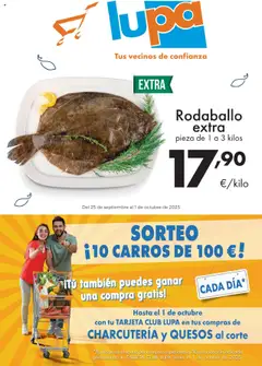 Vista previa del folleto de la tienda Lupa Supermercados válido desde el 25/09/2025 