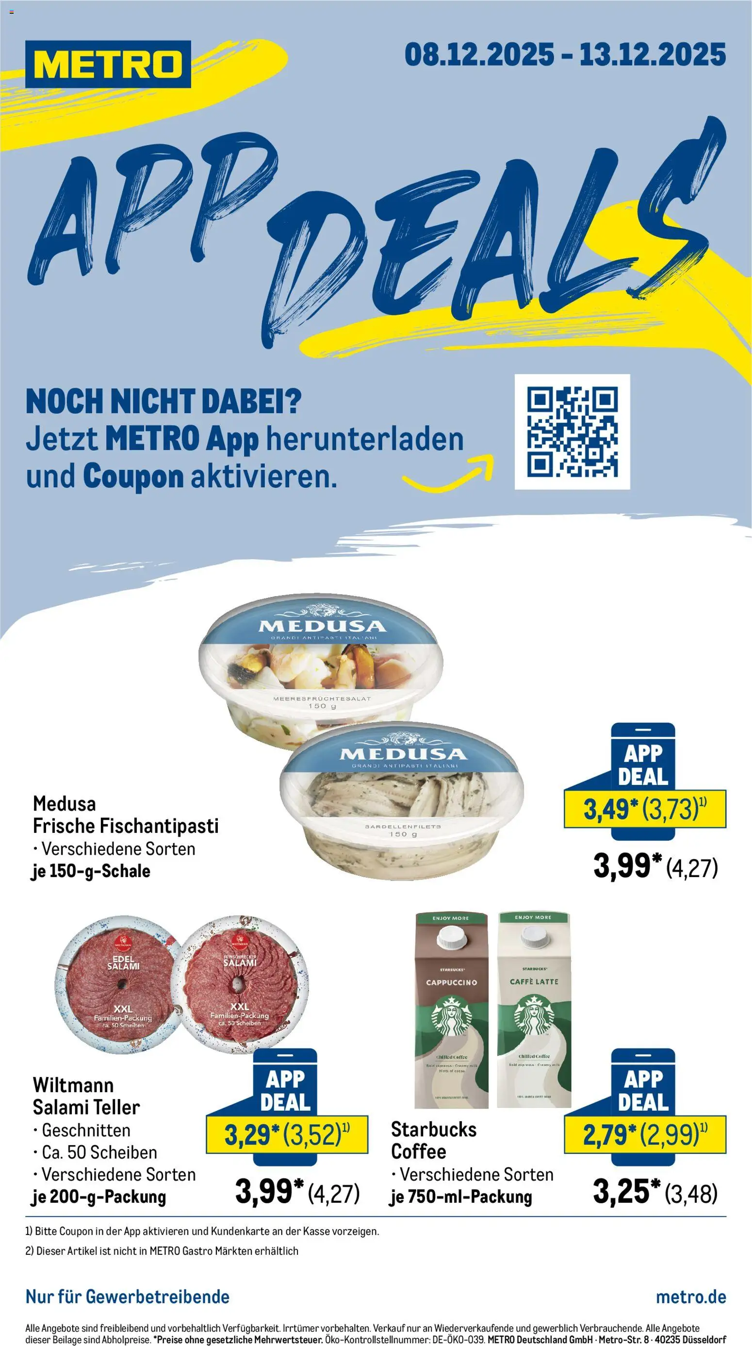 Vorschau von dem Prospekt des Geschäftes Metro, gültig ab dem 08.12.2025
