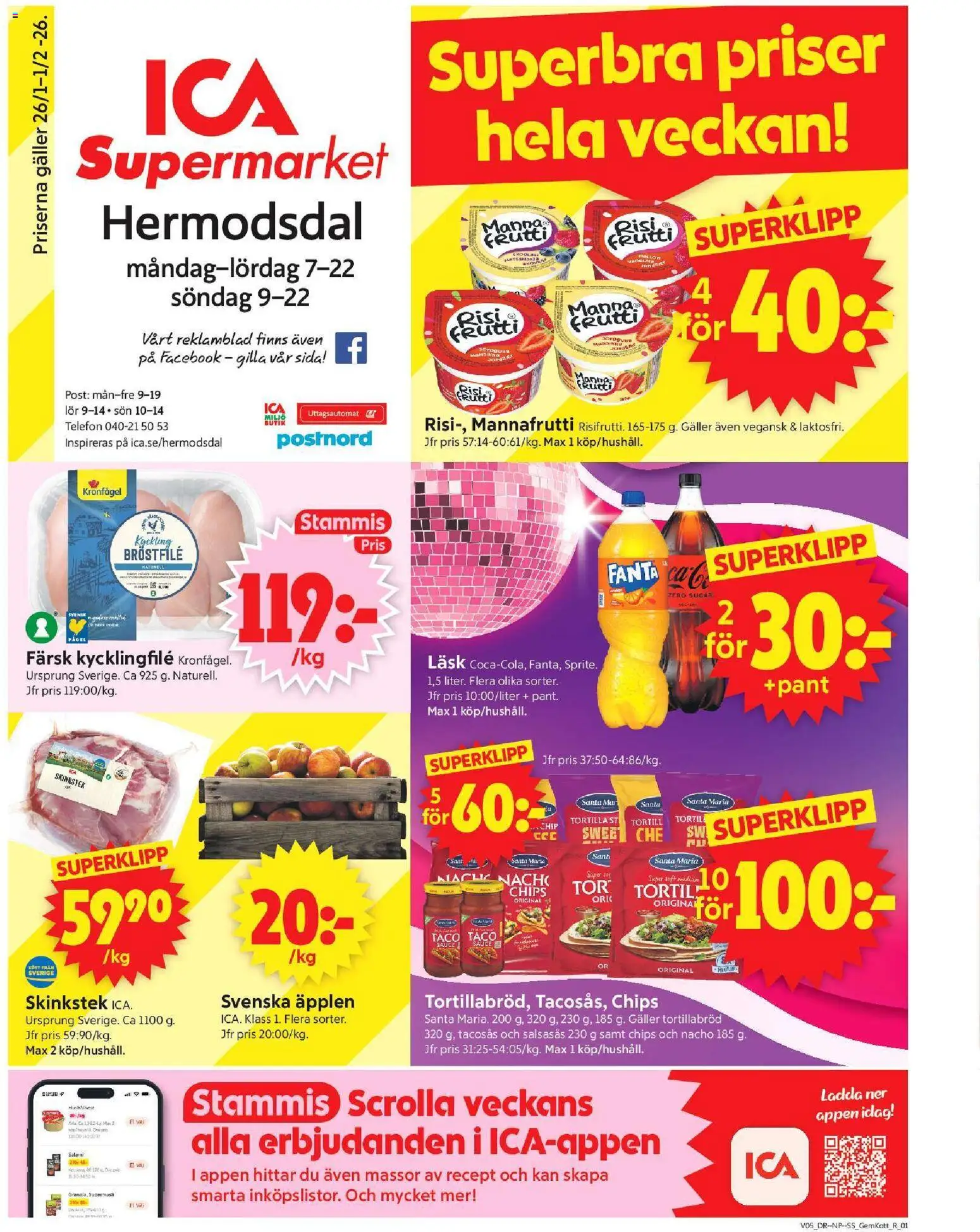 Förhandsgranska reklamblad Malmö från butik ICA Supermarket gäller från 26/01/2026