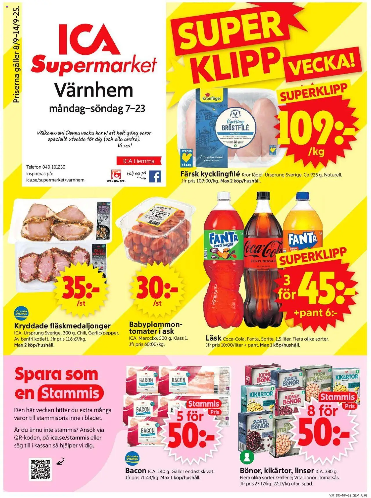Malmö är giltig 08/09 2025 > Veckans Erbjudanden gäller från 08/09/2025 till 14/09/2025 sidnummer 1
