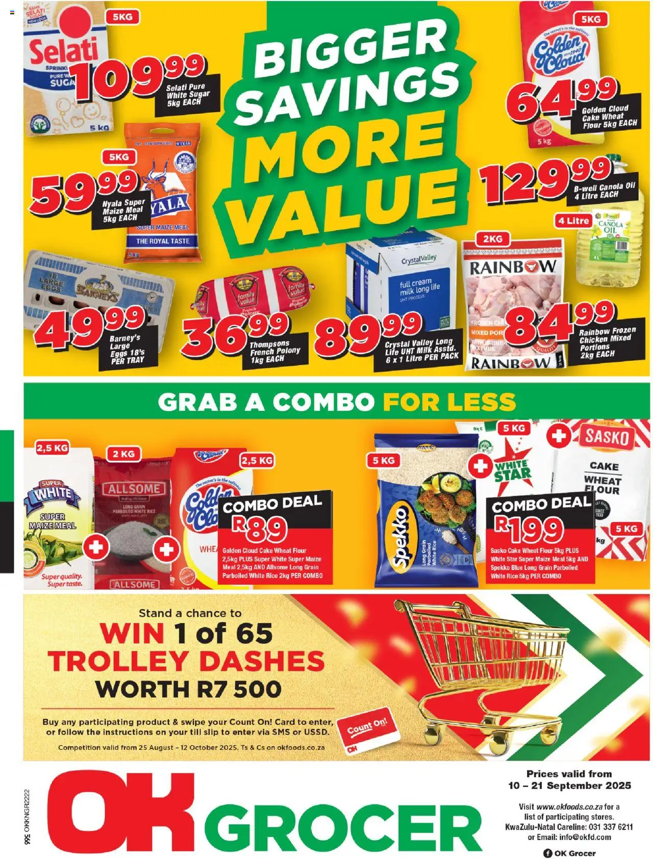 OK Foods Kwazulu Natal - OK Grocer from 10/09 - 21/09/2025 > Promotions