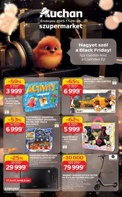 Auchan - Black Friday - Szupermarket megtekintése, amely érvényes 2025.11.20.-től