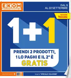 Anteprima dell'opuscolo Volantino Toscana dal negozio Ekom valido da 09/09/2025