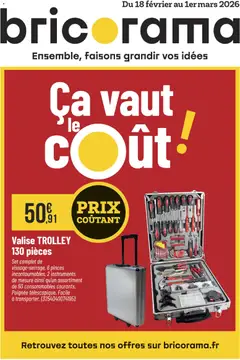 Prévisualisation de Catalogue du magasin Bricorama formulaire valide 18/02/2026