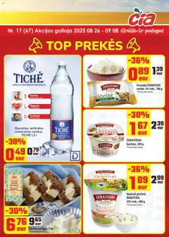 ČIA MARKET parduotuvės leidinio Leidinys galiojančio nuo 2025.08.26 peržiūra